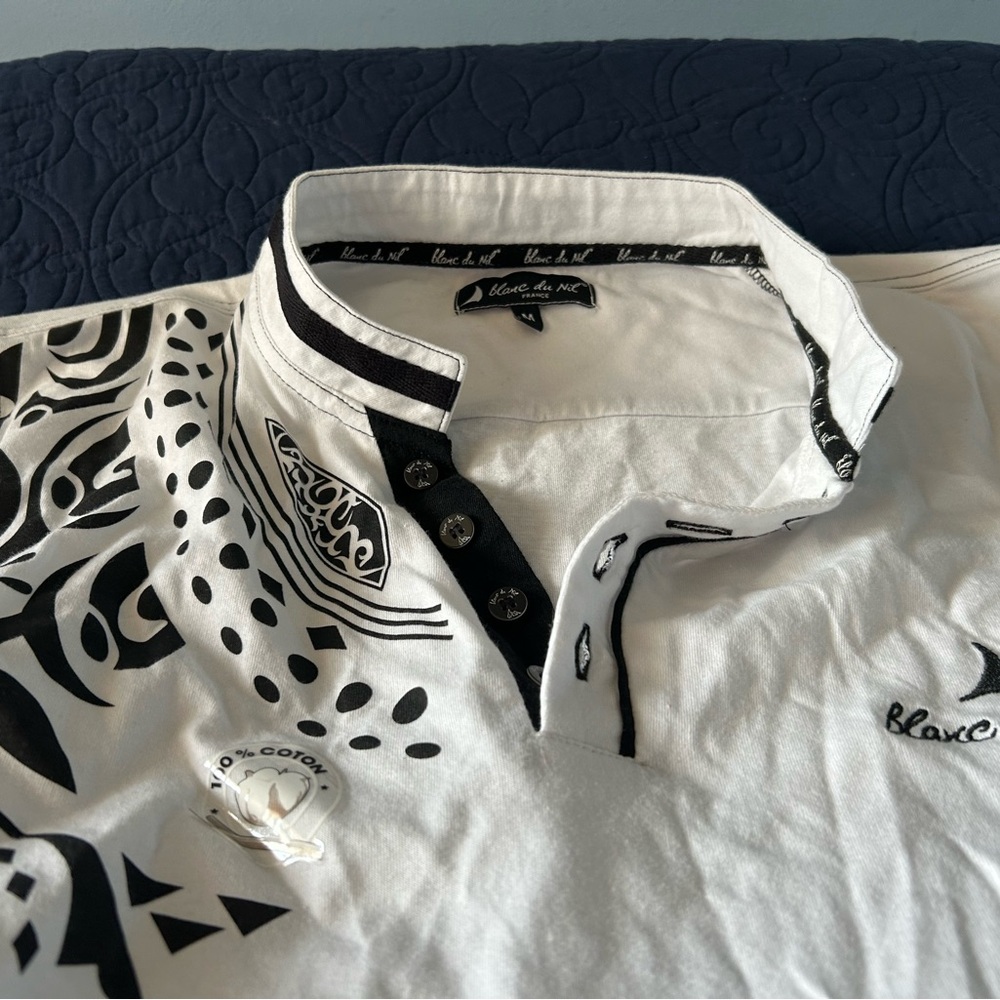 Blane Du’Nil white/black Men's Shirt